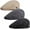 Black/Grey/Khaki, variant on 2PCS&3PCS Men's Breathable Mesh Summer Hat Flat Cap Beret Ivy Gatsby Newsboy Cabbie Caps