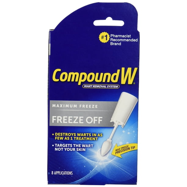 Compound W Freeze Off Wart Removal System for Common and