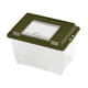 thumbnail image 3 of Tanque de baño para tortugas Caja de cría de anfibios Hábitat para es Caja de alimentación de alimentos verde, 3 of 8