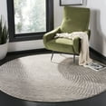 thumbnail image 2 of SAFAVIEH Meadow Landen Geometric Area Rug, Taupe, 8' x 8' Round, 2 of 8