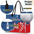 thumbnail image 4 of Qzjjjmy Personalized Cheer Beach Tote Bags with Name Birthday Gifts for Girls Custom Name Girls Cheerleading Tote Handbags, 4 of 7