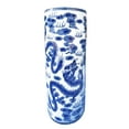 thumbnail image 2 of Oriental Porcelain Umbrella Stand with Blue and White Dragon - Oriental Furniture Warehouse, 2 of 4