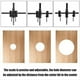 thumbnail image 3 of Abridor de Carpintería, Diámetro de Corte de Orificio Circular de Madera Ajustable, Herramienta Cortadora de de 30-200mm, Broca, Herramientas de Perforación, 3 of 5