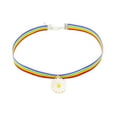 thumbnail image 2 of Jusqu'à 65 % de Rabais sur les Colliers SMihono pour Femmes, Chaîne de Clavicule Courte Colorée, Collier Arc-en-Ciel, 2 of 4