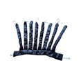 thumbnail image 1 of Diadema rizadora de pelo sin calor, hebilla de nailon ajustable, 6 varillas, 2 pinzas, esponja de satén para pelo largo, apta para dormir, sin daños por calor, material de poliéster negro, 1 of 2
