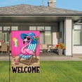 thumbnail image 3 of Amhnf Flamingo Welcome Garden Flag For Home Outdoor Garden Yard Decor 12x18 inch, 3 of 5