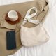thumbnail image 5 of Bolso Bandolera Bolso bandolera para mujer Bolso de hombro con patrón de cocodrilo Bolsos de media luna (Blanco) Ndcxsfigh Para Estrenar, 5 of 8