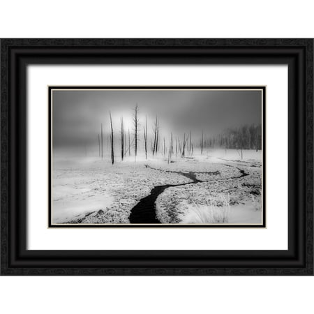 An, Anna 14x10 Black Ornate Wood Framed with Double Matting Museum Art Print Titled - Winter Solstice