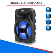 (Qty 2) Technical Pro 500W Portable 8 Bluetooth Speaker with Woofer & Tweeter (Black)