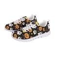 thumbnail image 6 of COEQINE Women Halloween Running Shoes White Sole Sneakers Hiking Casual Training Athletic Shoes Fitness Footwear, Funny Witch Ghost Pumpkin Bat, 6 of 7