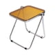 thumbnail image 3 of Mesa auxiliar plegable con bandeja, ahorra espacio, antideslizante, versátil, compacta, mesa de comedor, mesa plegable pequeña para dormitorio y hogar Leonado, 3 of 8