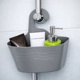 thumbnail image 2 of Evideco Wall Shower Caddy Plastic Basket with Hanger, 2 of 6