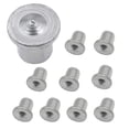 thumbnail image 2 of Almencla 10Pcs Portable Center Dowel Pins Accessories Replacements Dowel Drill Points Pin 8mm, 2 of 8