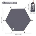 thumbnail image 3 of Bâche de Camping Imperméable Épaisse Tapis de Pique-Nique Durable Tapis de Plage Tapis de Tente Octogonal Tente Multifonctionnelle Étagère de Sol Pare-Soleil Étagère de Sol Convient à la Randonnée et au Backpacking, 3 of 8