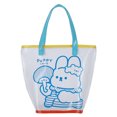thumbnail image 2 of Bolsa de hombro transparente con dibujos animados para mujer grande Ehuebsd para playa y vacaciones cesta de almacenamiento de viaje, 2 of 8