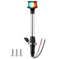 thumbnail image 1 of Bow Light LED Boat Navigation Lights Red and Green Bi-Color Light Pole Removable Plug in Base 12 Inches x, 1 of 5