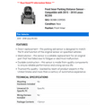 thumbnail image 2 of Front Inner Parking Distance Sensor - Compatible with 2015 - 2018 RC350 2016 2017, 2 of 2