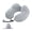 Silver Gray 1 Set, variant on Ruanlalo Inflatable Pillow U-Shaped Neck Support Full Filling Portable Nap Cushion Inflatable Headrest Cushion with Storage Bag