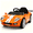 Orange, variant on Xuanlur 12V Licensed Ford GT Kids Ride on Toy, 12V Battery Powered Electric Car w/Remote Control, 4-Wheel Suspension, 3 Speed, Battery Display, LED Lights, Ride on Car for Toddler 1-5 Years, Bule