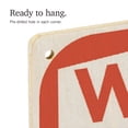 thumbnail image 5 of Warning, Fat Cat Birch Wood Wall Sign (6x9 Rustic Home Decor, Ready to Hang Art), 5 of 5