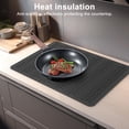 thumbnail image 4 of Koiauber Silicone Drain Pad Heat Resistant Hot Pots Pans Kitchen Drying Mat with Wide Raised Ridge Design Countertop Air Circulation Mat, 4 of 8
