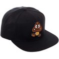 thumbnail image 2 of Nintendo Super Mario Bros Goomba Black Snapback Hat, 2 of 4