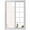 Brown, variant on Farmhouse Beige White Striped Window Privacy Film, Modern Stripes Static Cling UV Sun Blocking Heat Control Window Tint Day and Night, Non-Adhesive One Way Windows Privacy Cover 17.7''x78.7''