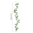 thumbnail image 3 of Decoration Savings Asxite Artificial Garlands, Artificial Rose Vines Silk Flower Artificial Flower Wall Hanging Vines Ceiling Flower Vines Home And Party Decoration Flower Vines, 3 of 5