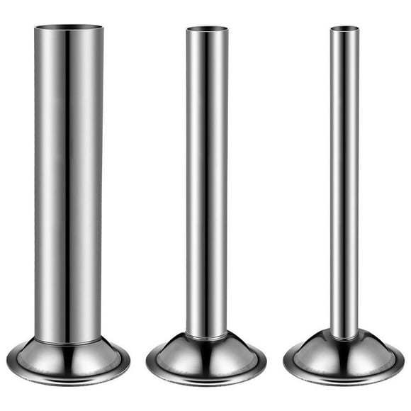 MesaSe 3 Pcs Broyeur de Viande Électrique Tubes de Farce pour Saucisses avec Entonnoirs