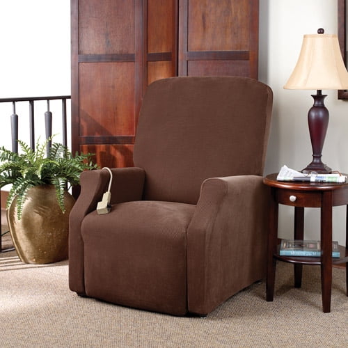 Sure Fit Stretch Pique Lift Recliner Slipcover, Large