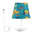 thumbnail image 2 of Vibrant Cartoon Butterflies Desk Lamp LED Table Nightstand Lamps with 3 Color Temperatures for Home Bedroom Living Room Decor 8x12, 2 of 8