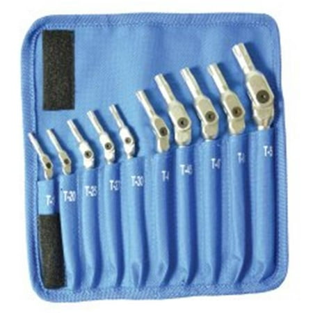 - BONDHUS 00022 10 Pc. Torx(R) Torx® Long Handle Hex Key Set
