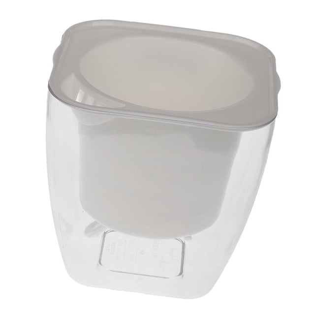 Maceta cuadrada redonda de autorriego, maceta para el hogar, oficina, jardín, decoración de mesa Cuadrado 125 × 125 mm Zulema Jardinera con riego automático