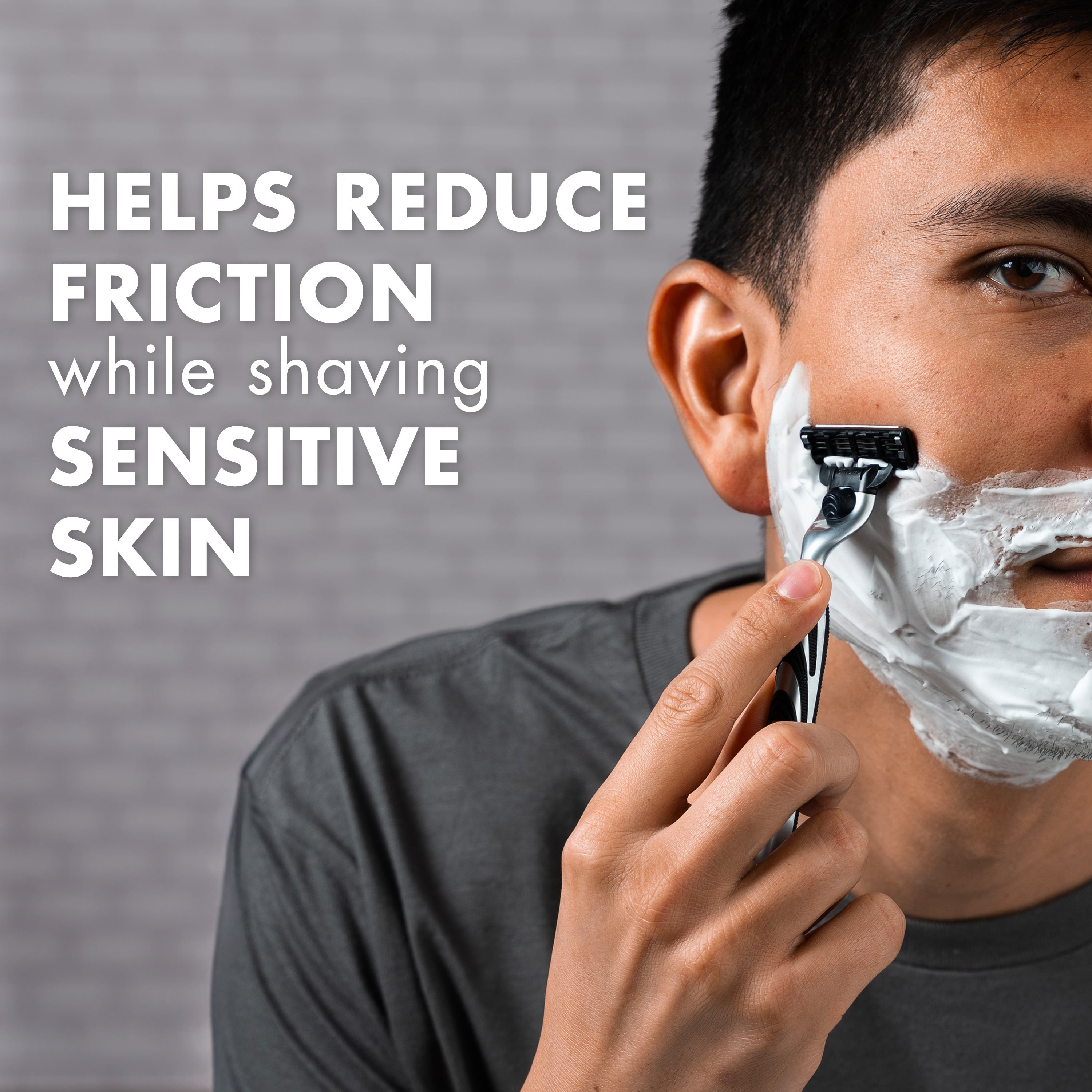 Gillette Foamy Sensitive Shave Foam For Men, Sensitive Skin, 11 oz