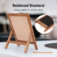thumbnail image 5 of VEVOR 10x14in & 20x40in Tabletop Chalkboard Vintage Wooden Rustic Brown Memo Board Kitchen Wedding 10x14in, 5 of 5