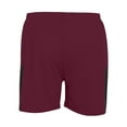 thumbnail image 2 of Augusta 336A Youth Sprint Short - Maroon & Black- Small, 2 of 4