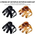 thumbnail image 2 of LNKOO 4 PCS Large No-Slip Grip Octopus Hair Clips Octopus Claw Clip Octopus Jaw Hair Claw Clips for Thick Hair, 8.5 cm/3.35inch, 2 of 7