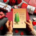 thumbnail image 4 of Tarjeta de San Valentín Serzhiho Cute-Cumber Pun para él y ella, 4 of 8