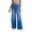 Sky Blue-1, variant on Jeans for Women Elastic High Waist Wide Leg Stretchy Baggy Streetwear Casual Denim Pants with Pockets
