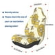 thumbnail image 3 of Fotbe Cartoon Honey Pot Bee Sunflower Funda para Asiento de Auto con Estampado – Impermeable y Antisudor – Ajuste Universal, Lavable a Máquina, Antideslizante (1 Pieza), 3 of 5