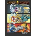 thumbnail image 2 of Men's Power Rangers Comic Strips  Graphic Tee Charcoal Heather 3X Large, 2 of 5