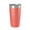 Coral, variant on Burnsville Lake Map Tumbler Travel Mug Insulated Laser Engraved Coffee Cup West Virginia 20 oz Teal