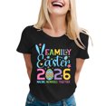 thumbnail image 2 of Laipiong Women's 2026 Easter T-Shirts Trendy Bunny Egg Graphic Printed Crew Neck Short Sleeve Tee Tops Dressy Casual Relaxed Fit Vacation Clothes, 2 of 4