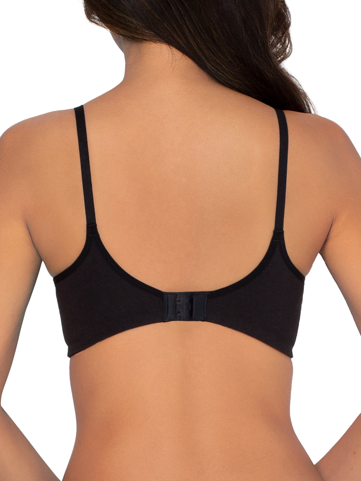Fruit of the Loom Women's Unlined Underwire Cotton Stretch Extreme Comfort Bra, Style FT920, 2-Pack