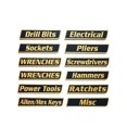 thumbnail image 3 of 12 Pack of Magnetic Toolbox Labels, 3D Printed Magnetic Tool Box Labels, Reusable Tags for Steel Toolboxes, Carts, Drawers, and Cabinets, Easy to Stick and Remove, 3 of 3
