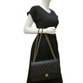 thumbnail image 2 of Pre-Owned CHANEL Classic Jumbo Double Flap Quilted Caviar Leather Crossbody Bag Black, 2 of 13
