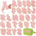 thumbnail image 1 of Parches autoadhesivos con letras de chenilla WILLBOND de la A a la Z, 52 unidades, 1 of 7
