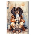 thumbnail image 3 of Bernese Mountain Dog Poster Print Bathroom Decor - Bernese Mountain Dog Canvas Wall Art For Bedroom Decor - Wall Art Bedroom Aesthetic - Best Friend Birthday Gifts, 3 of 6