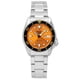 thumbnail image 1 of Seiko 5 Sports SKX Style Midi Orange Dial Automatic SRPK35K1 100M Men's Watch, 1 of 3