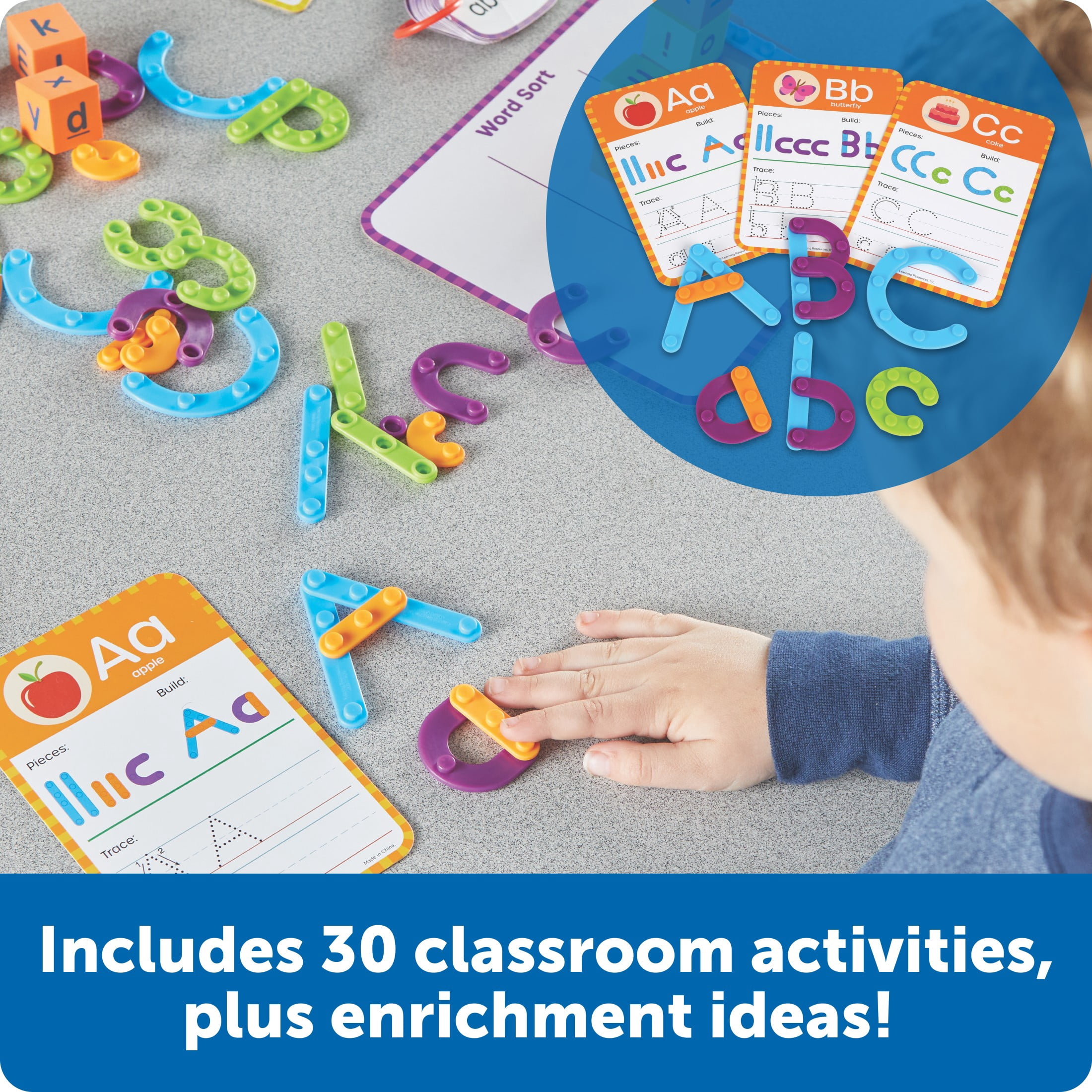 Learning Resources Skill Builders Kindergarten Reading Small Group Kit, Learn to Read Flash Cards, Ages 5+